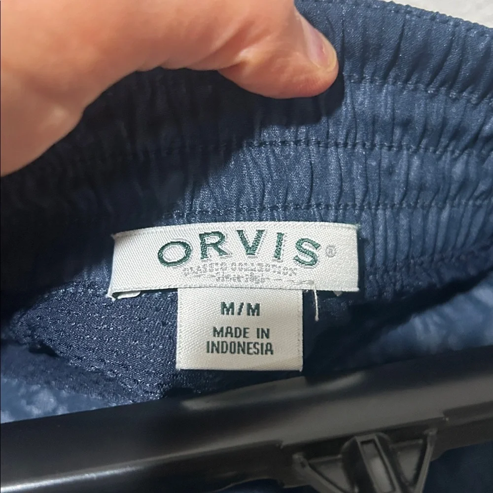 Orvis Embossed Black Rose Pull On Travel Skort